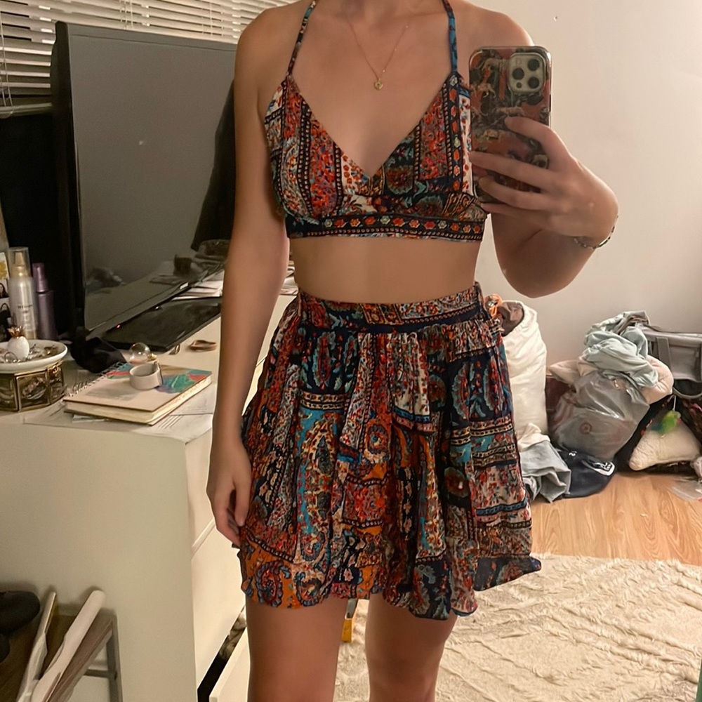 Nasy gal set. Little top and skirt